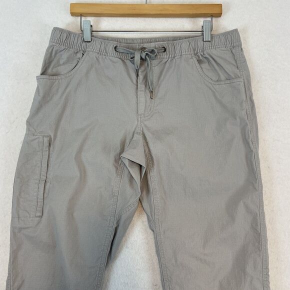 BYLT Basics Weekender Pants Mens XL Gray Drawstring Outdoors Ripstop Athletic - Picture 2 of 9